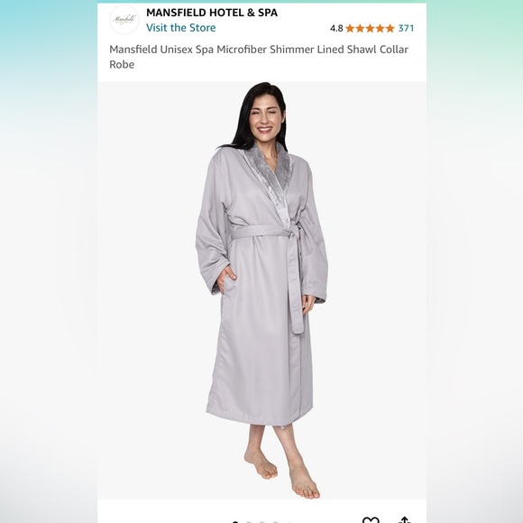 Mansfield Hotel and Spa bath robe. - Picture 3 of 8